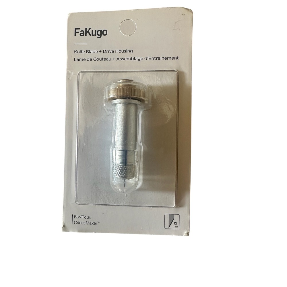 FaKugo Knife Blade and Drive Housing for Cricut Maker Premium Carbide 12mm